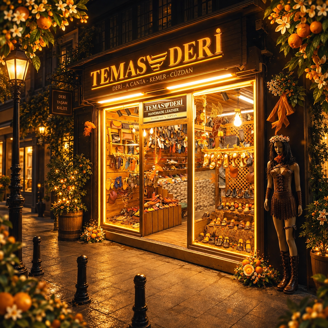 TEMAS DERİ Adana el yapımı deri ayakkabı ve çanta haberi