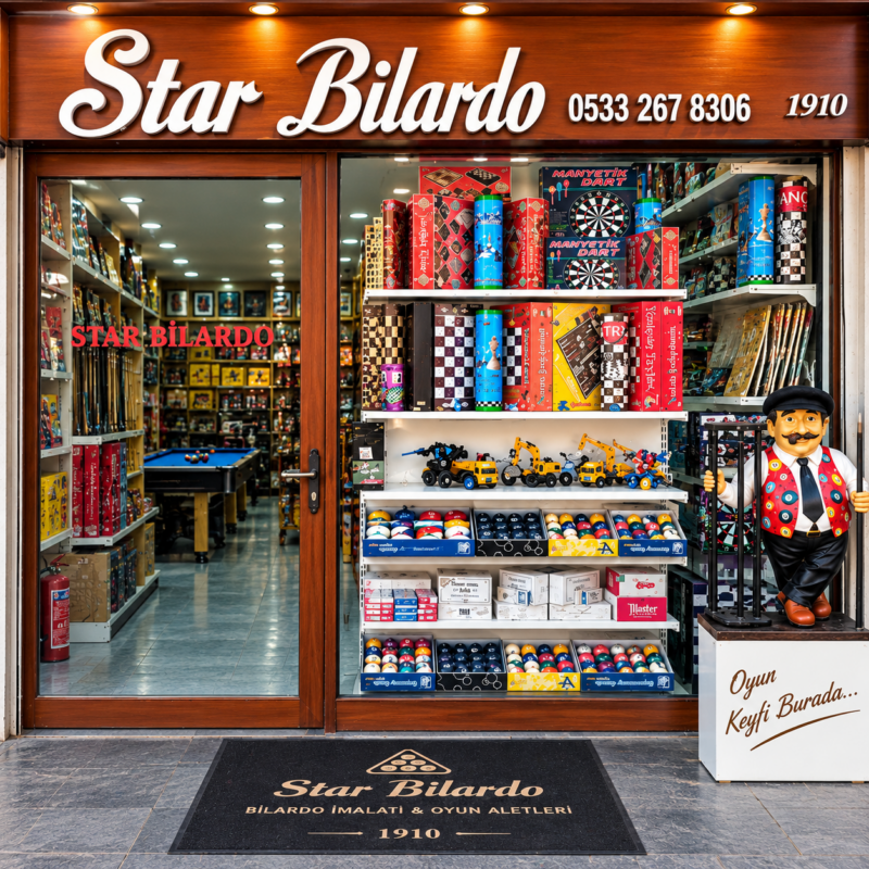 Star Bilardo Adana Büyük Saat Çarşısı bilardo masası imalatı ve oyun aletleri